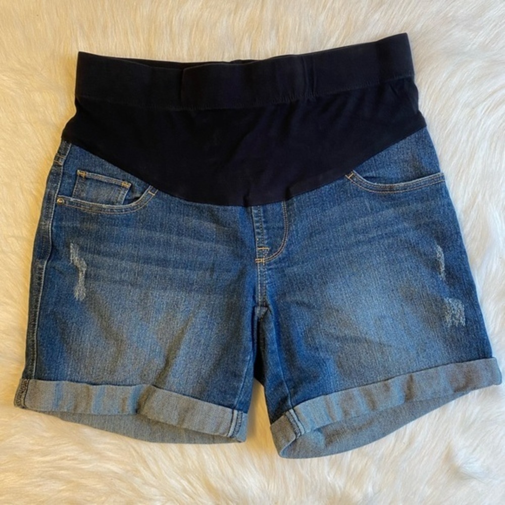 Oh Baby Shorts By Motherhood Maternity Jean Shorts Size Small.